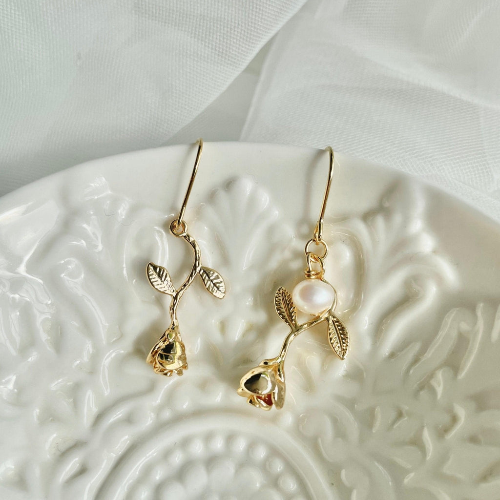 Rosenohrringe (2 Stile)