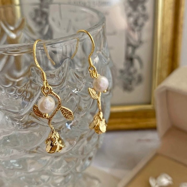 Rosenohrringe (2 Stile)