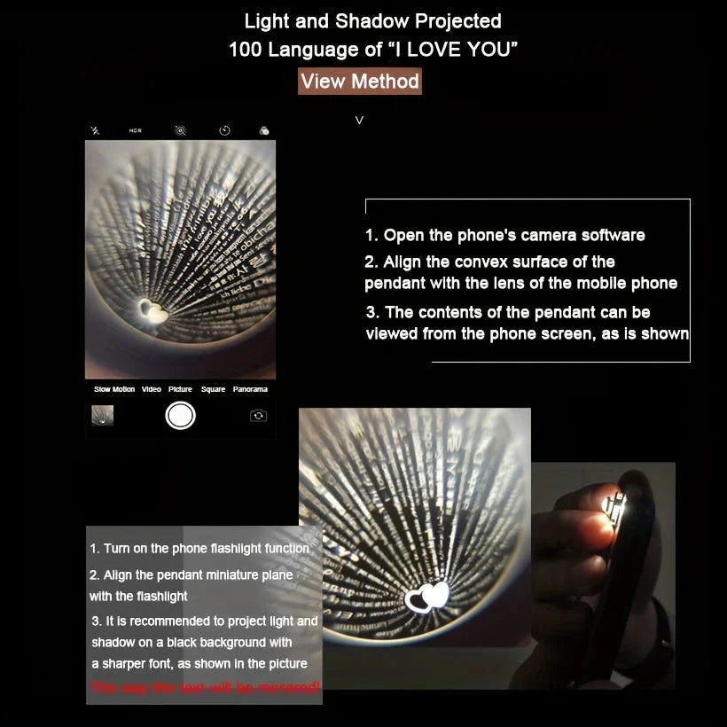 Rosen-Geschenkbox mit Halskette – Elegantes LoveSpark-Schmucketui