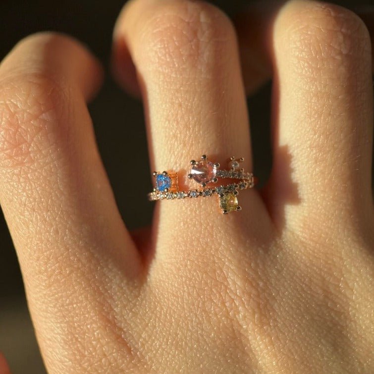 Nebelring aus Roségold