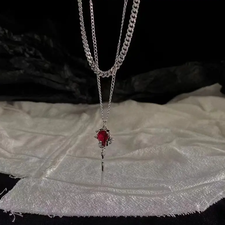 Chavri - Rose Schicht Halskette