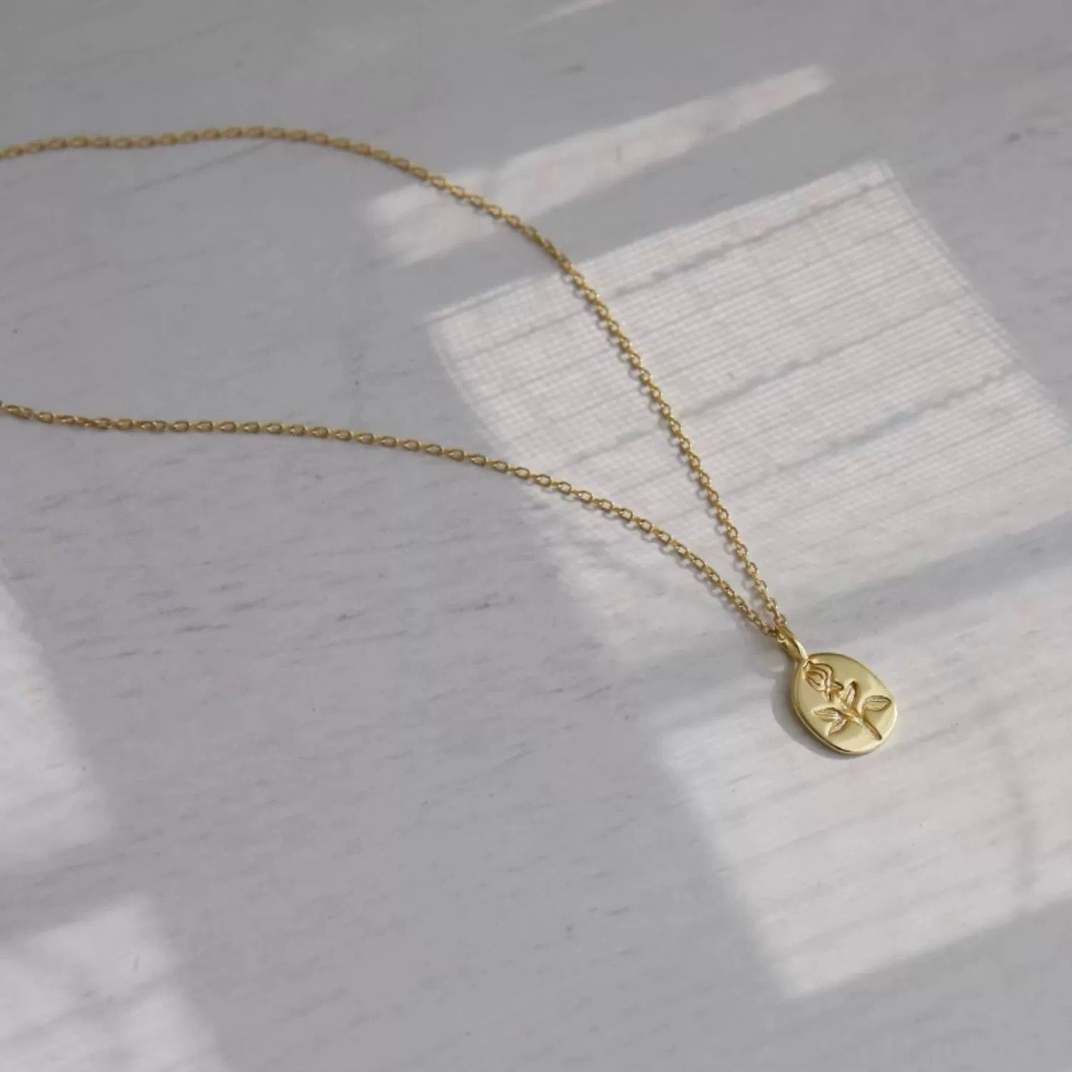 Rosenkette (massives Silber) - Vicky