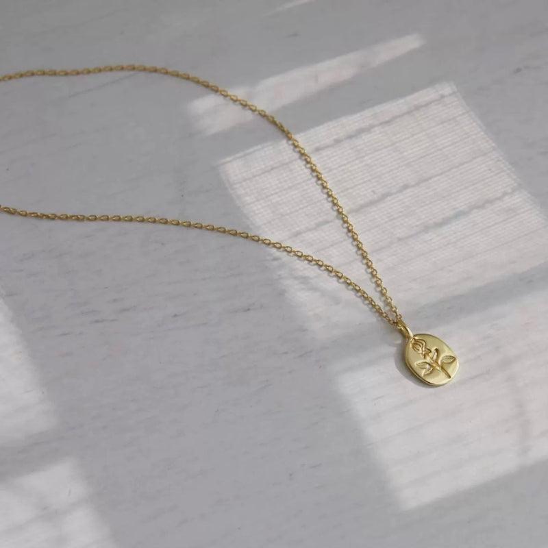 Rosenkette (massives Silber) - Vicky