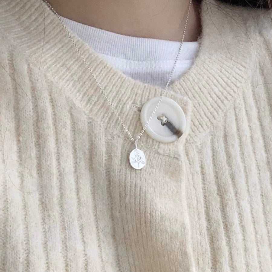 Rosenkette (massives Silber) - Vicky