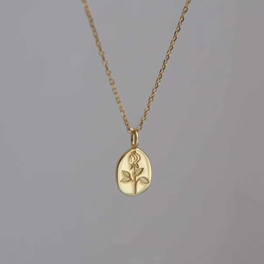 Rosenkette (massives Silber) - Vicky