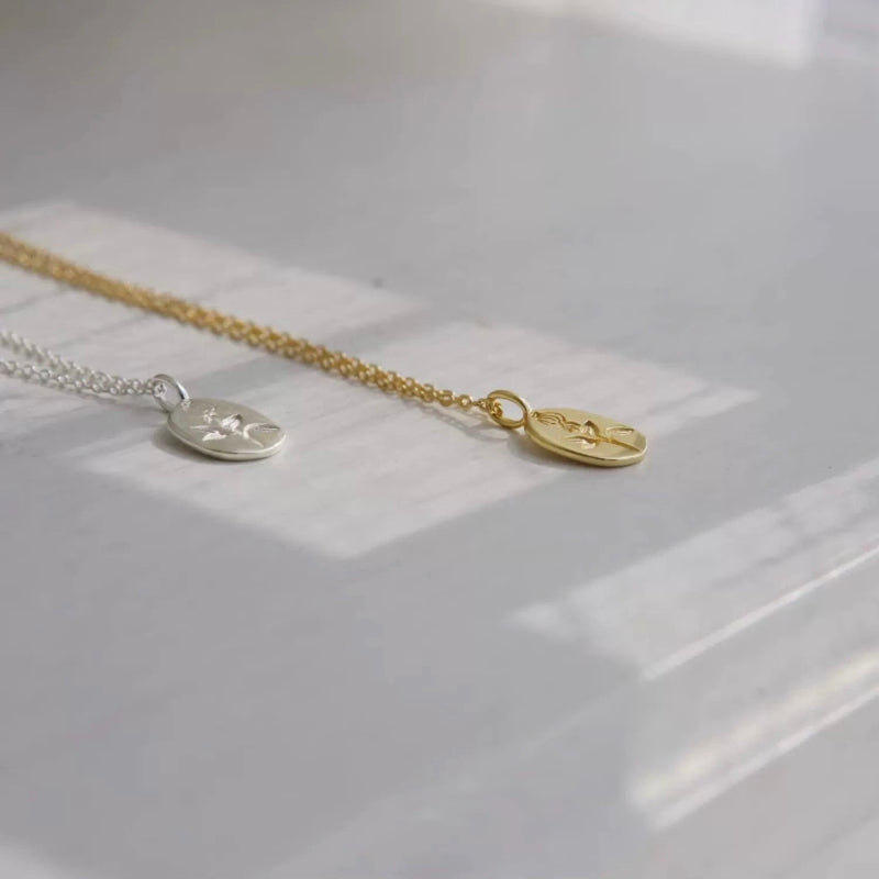 Rosenkette (massives Silber) - Vicky