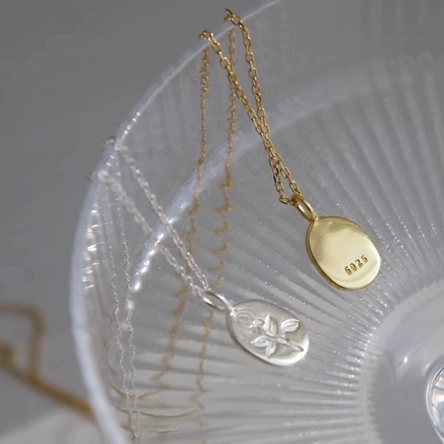 Rosenkette (massives Silber) - Vicky