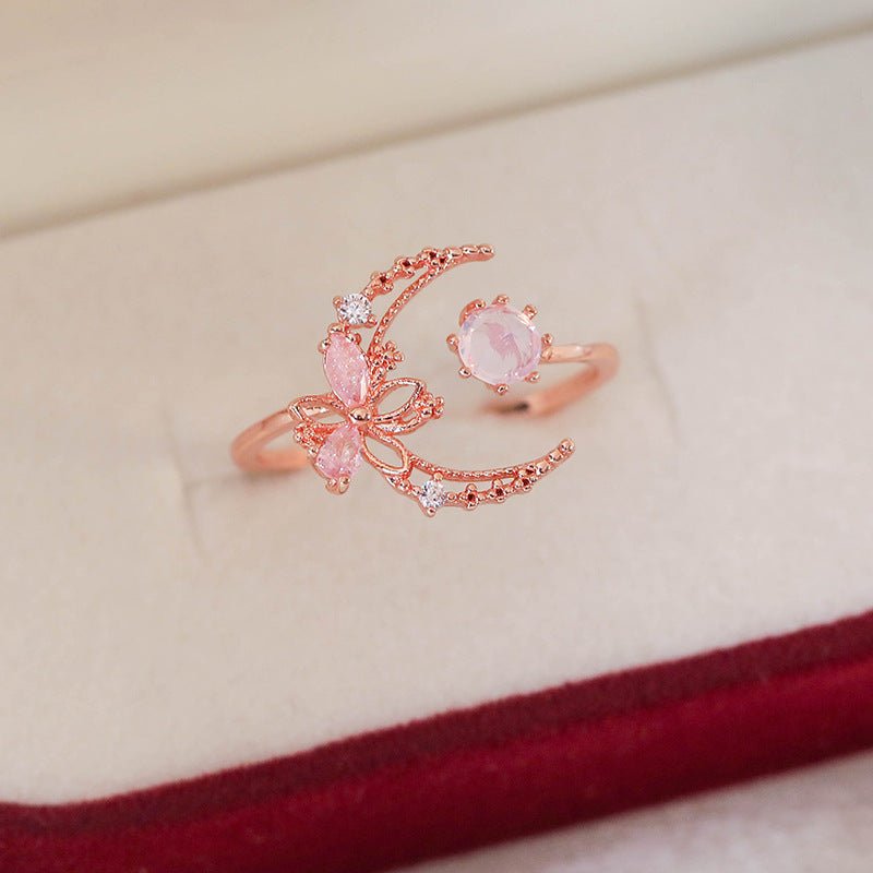 Rosiger Mondblumenring