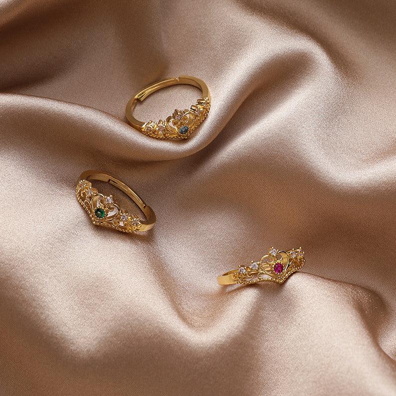 Königlicher Kronenring (3 Farben)