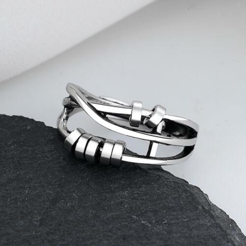 925 Silber | Sterling Silber Fidget Ring - verstellbar