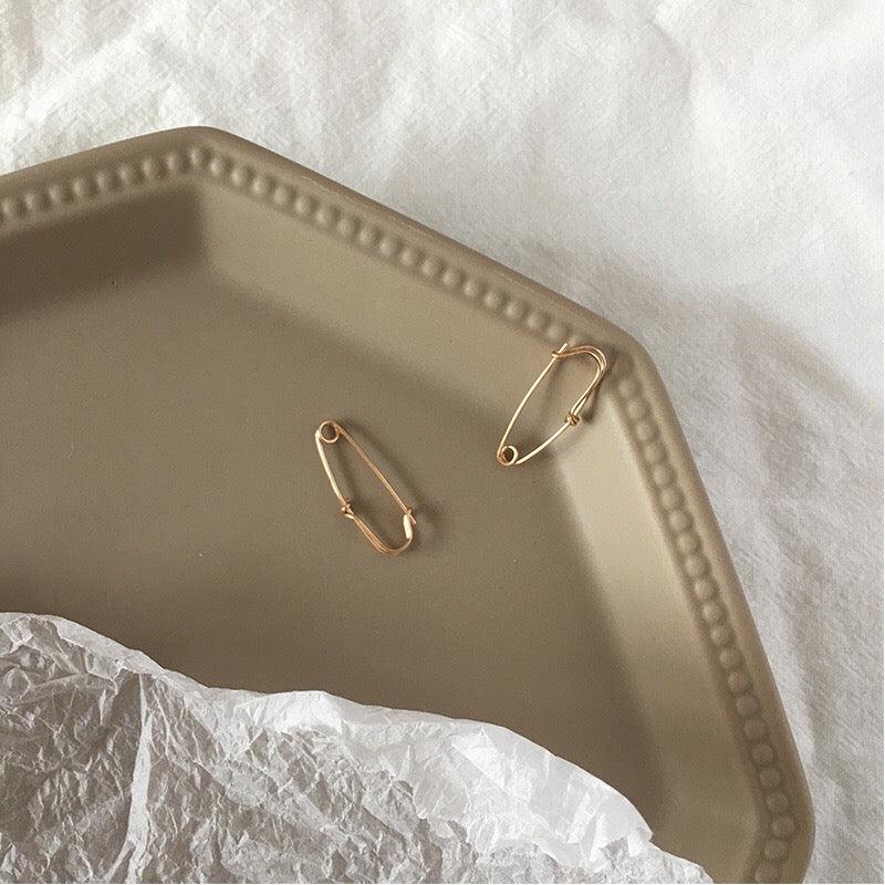 Sicherheitsnadel-Ohrringe