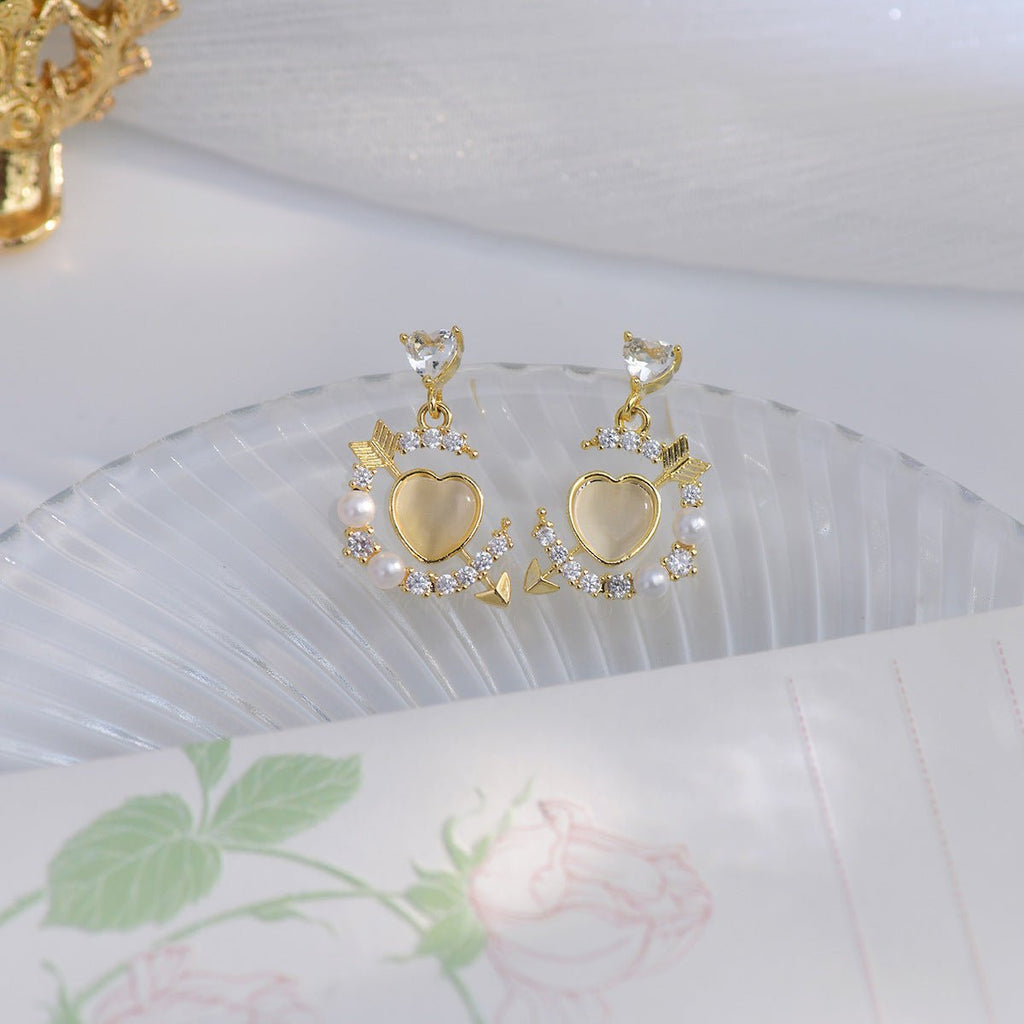 [Beispielverkauf] Herz- und Pfeilohrringe