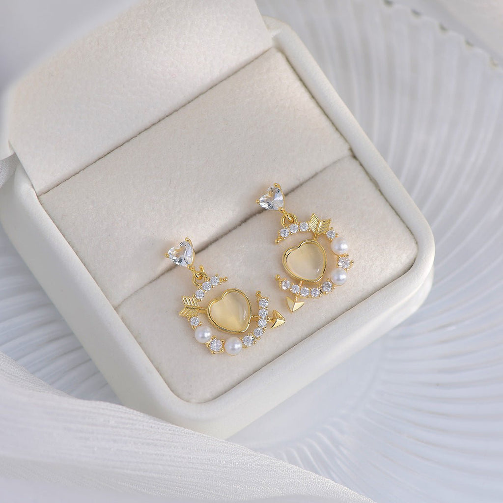 [Beispielverkauf] Herz- und Pfeilohrringe