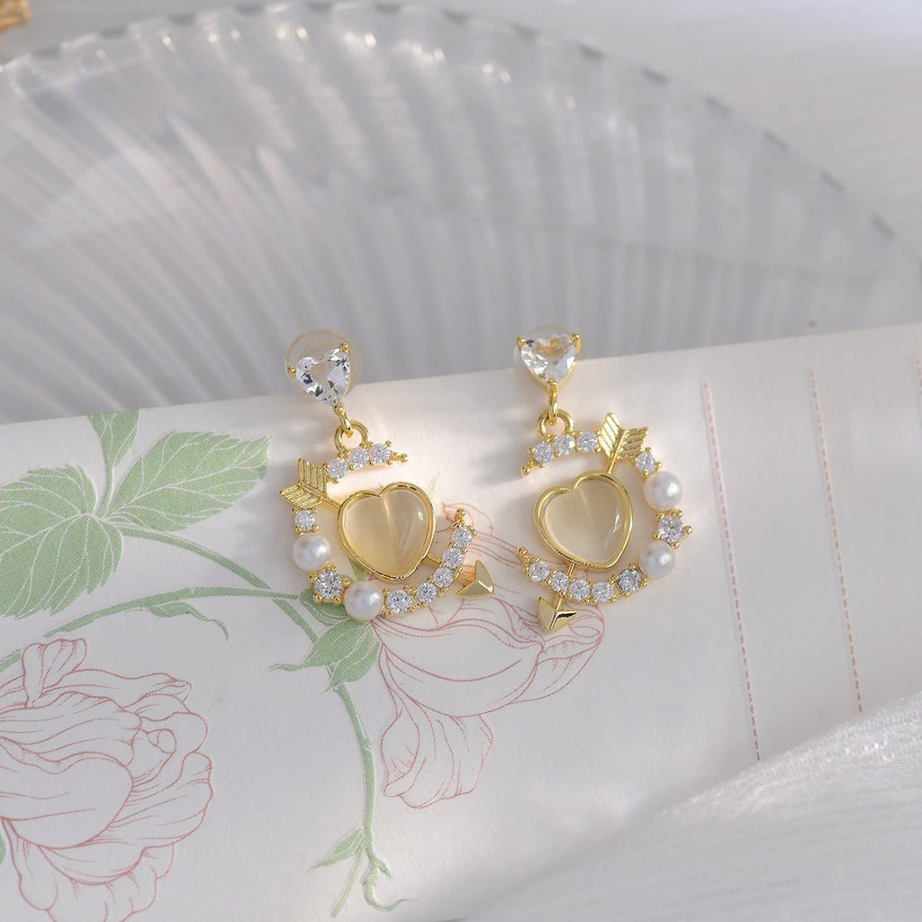 [Beispielverkauf] Herz- und Pfeilohrringe