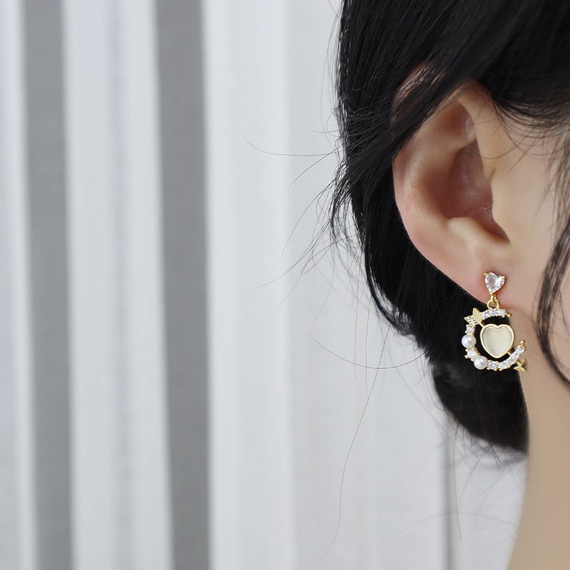 [Beispielverkauf] Herz- und Pfeilohrringe