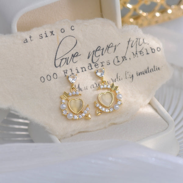 [Beispielverkauf] Herz- und Pfeilohrringe