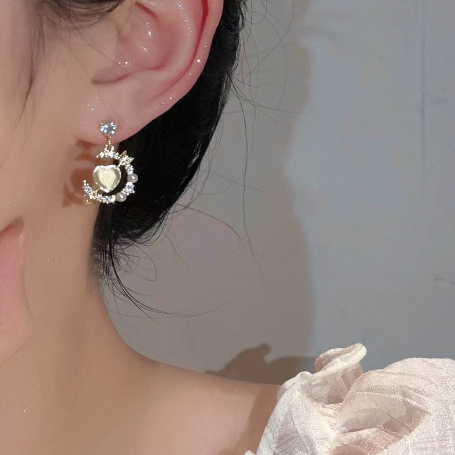 [Beispielverkauf] Herz- und Pfeilohrringe