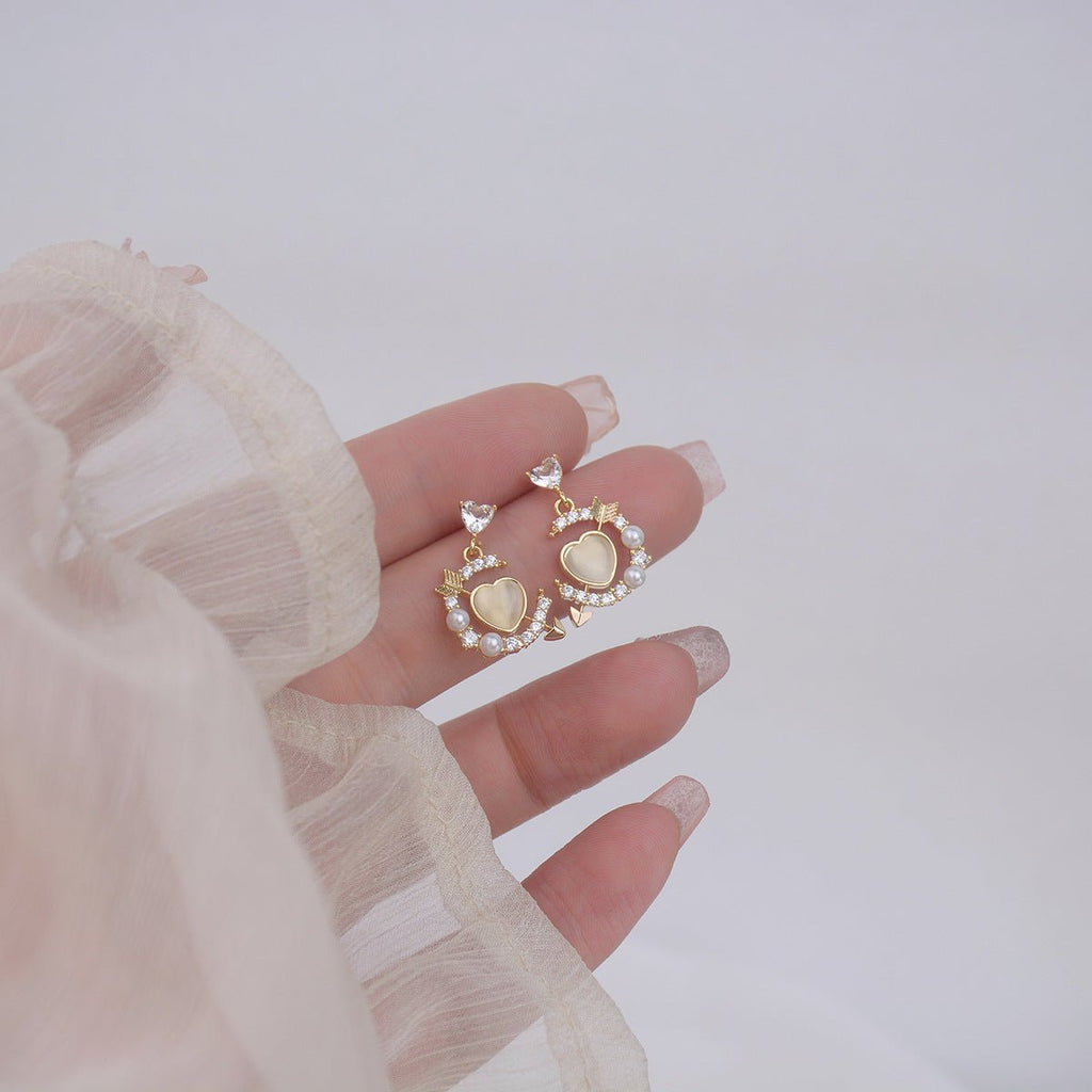 [Beispielverkauf] Herz- und Pfeilohrringe