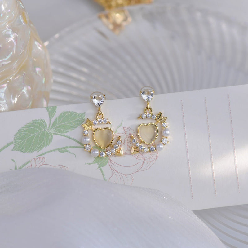 [Beispielverkauf] Herz- und Pfeilohrringe