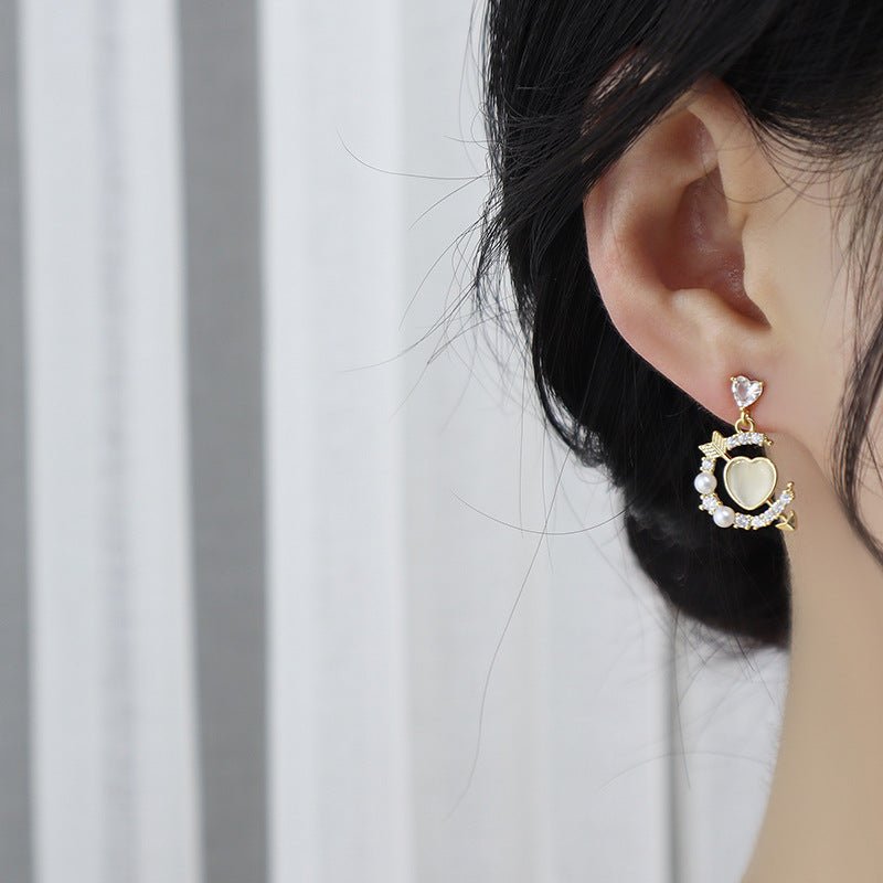 [Beispielverkauf] Herz- und Pfeilohrringe