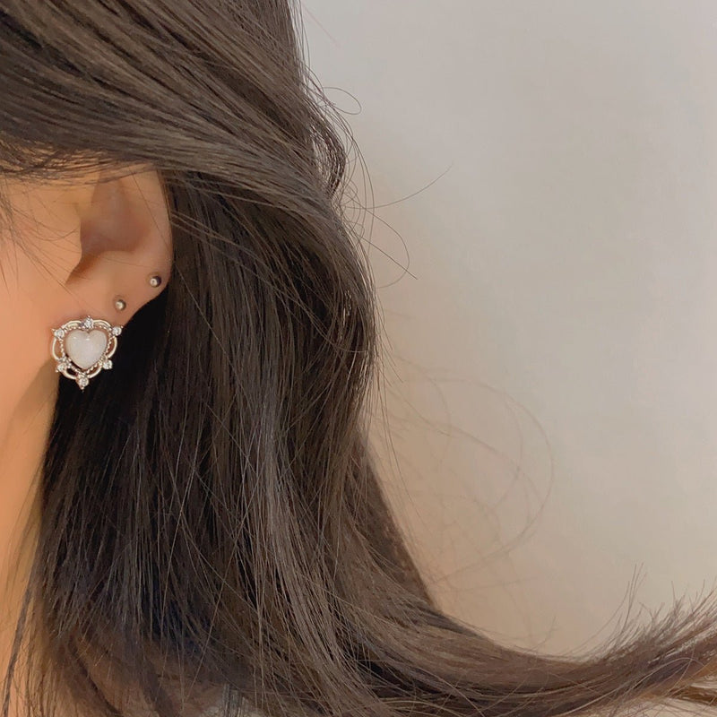 [Beispielverkauf] Herz-Ohrstecker - Echo