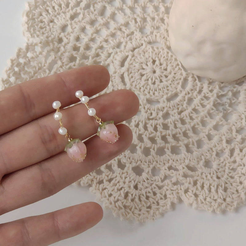 [Beispielverkauf] Erdbeerohrringe