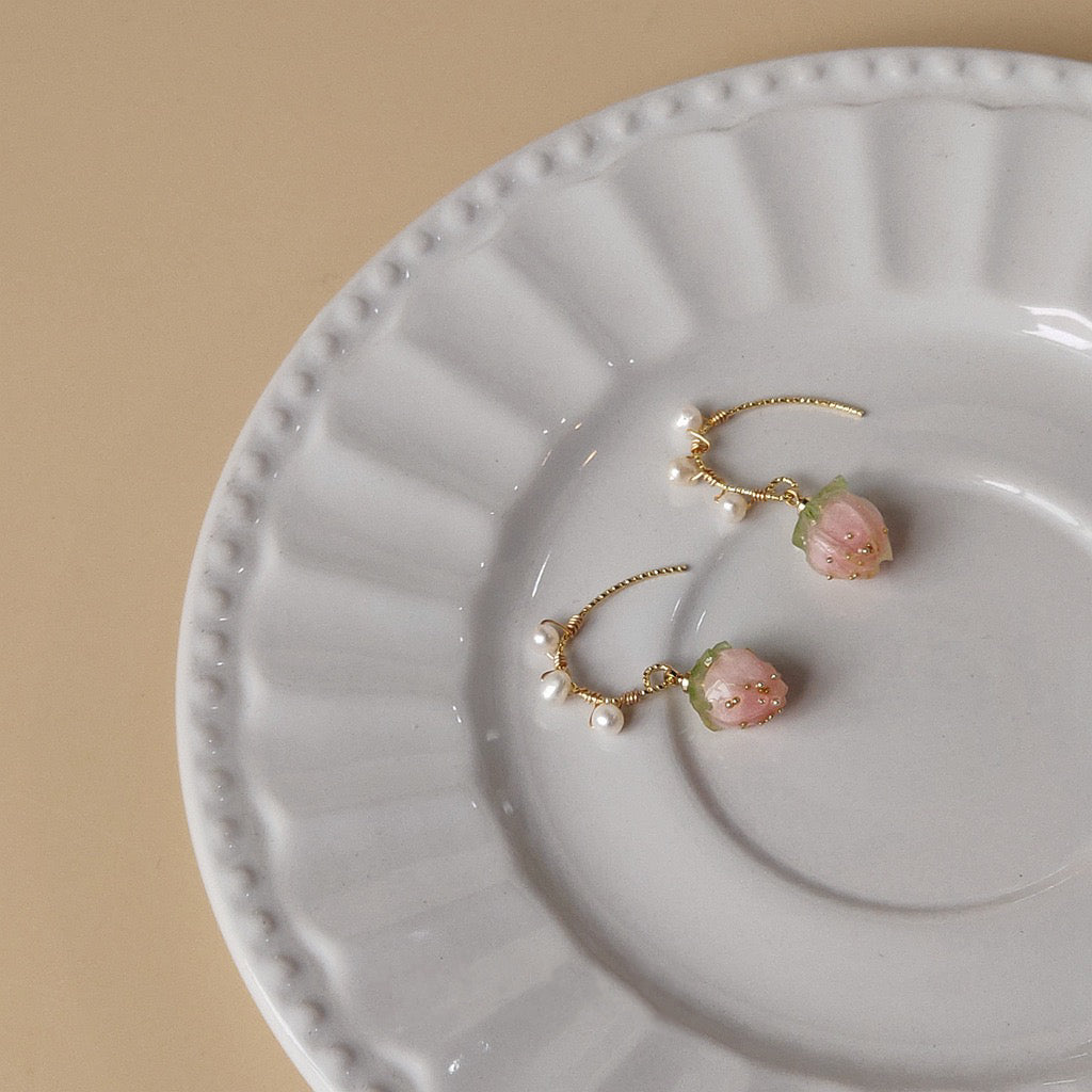 [Beispielverkauf] Erdbeerohrringe