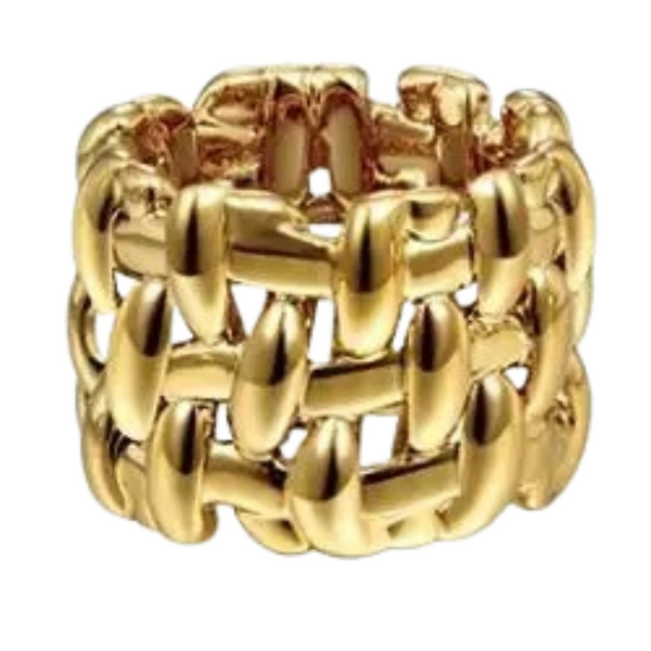 Chavri - Dicker geflochtener Ring