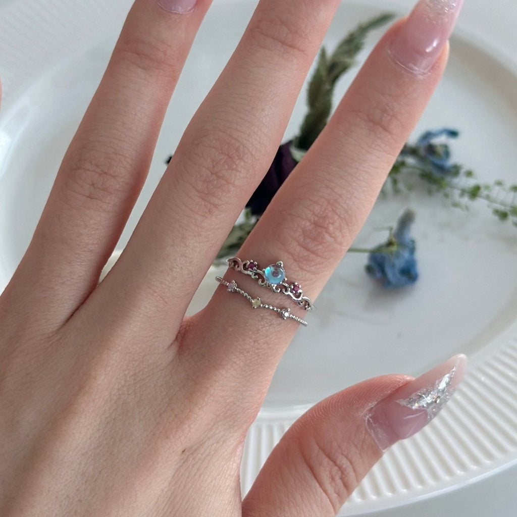 Silberner Aurora-Ring - Gretchen