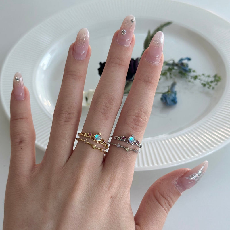 Silberner Aurora-Ring - Gretchen