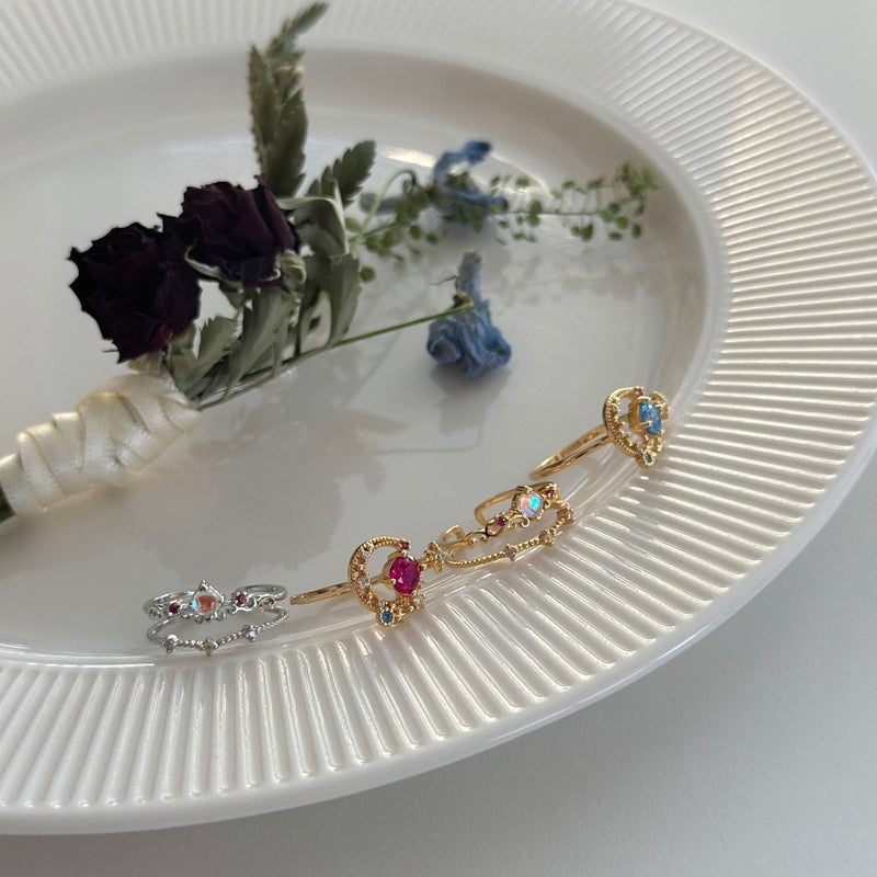 Silberner Aurora-Ring - Gretchen