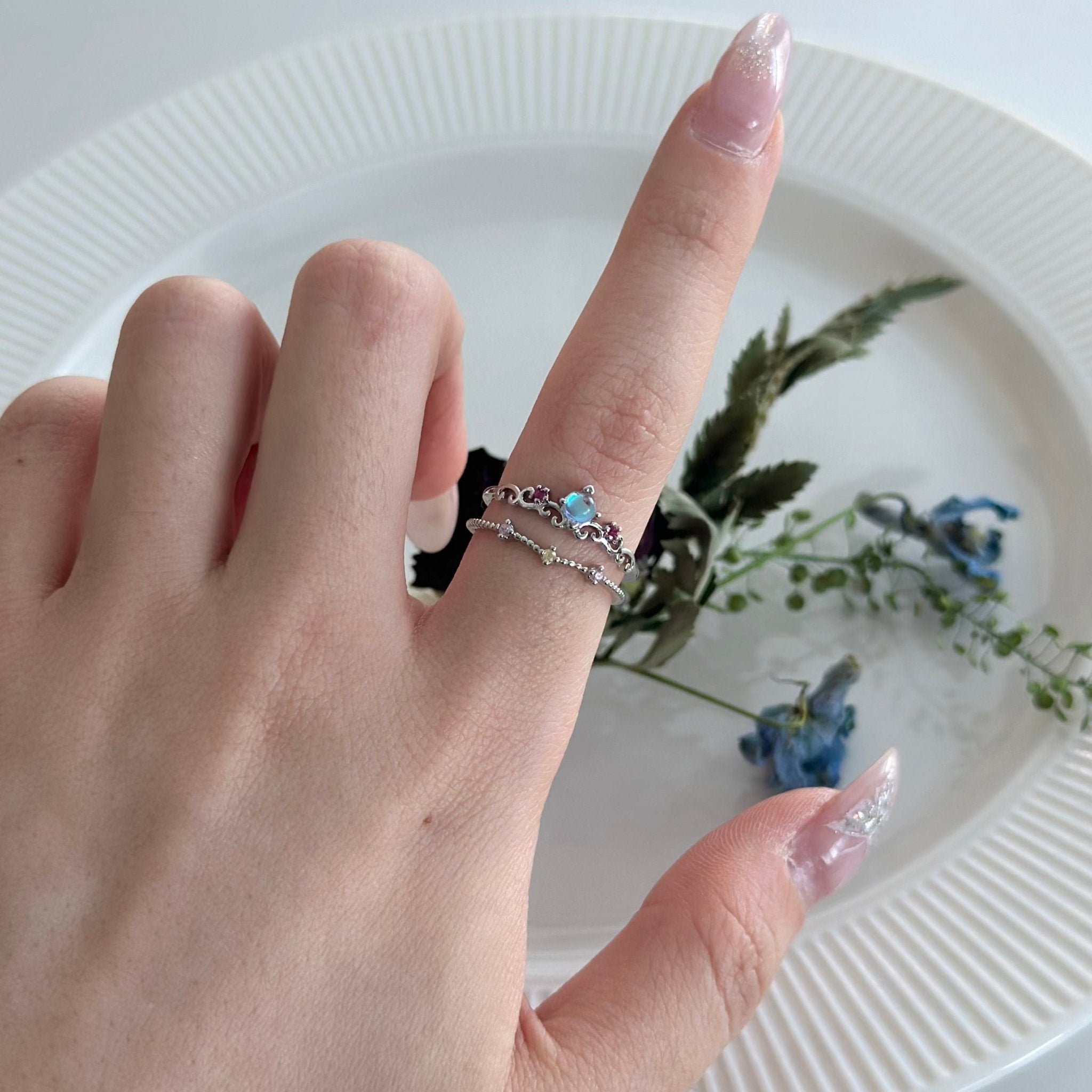 Silberner Aurora-Ring - Gretchen