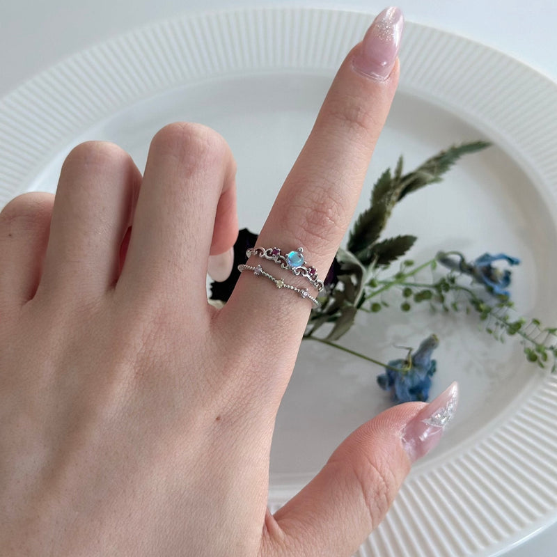 Silberner Aurora-Ring - Gretchen