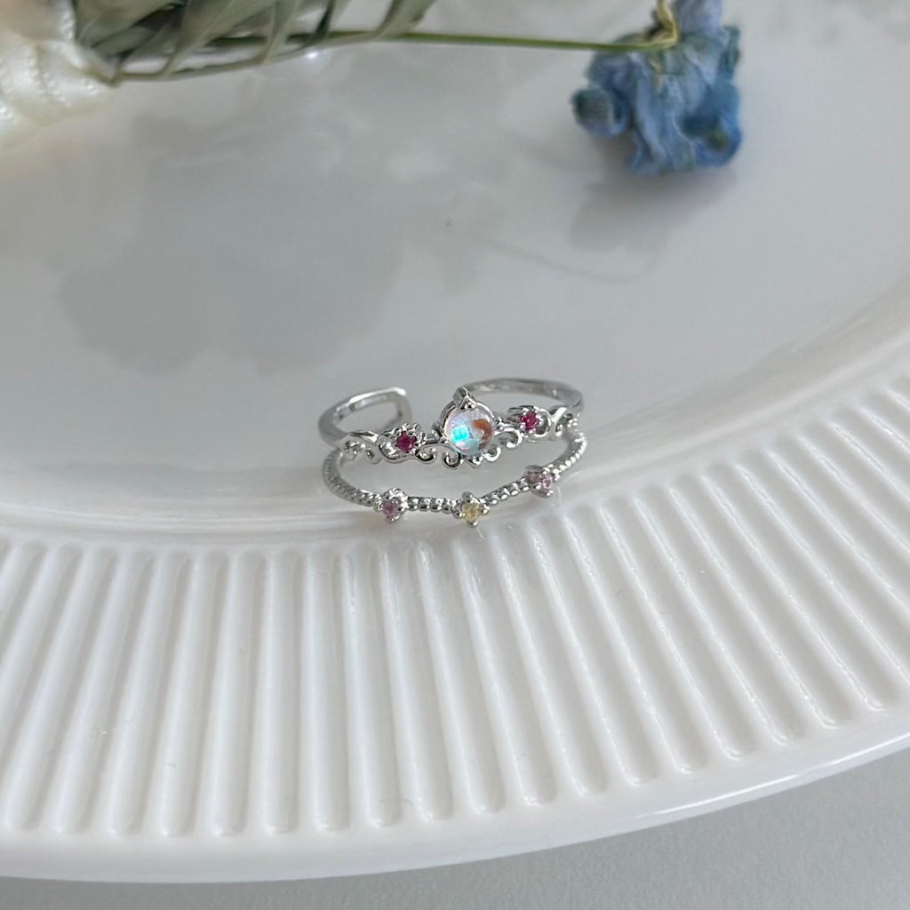 Silberner Aurora-Ring - Gretchen