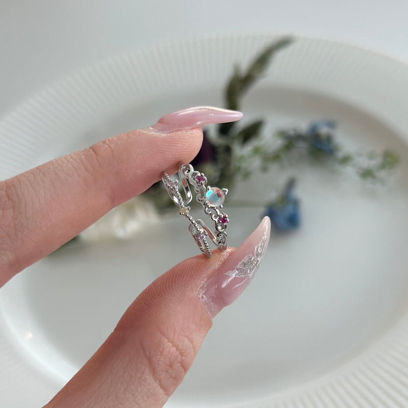 Silberner Aurora-Ring - Gretchen