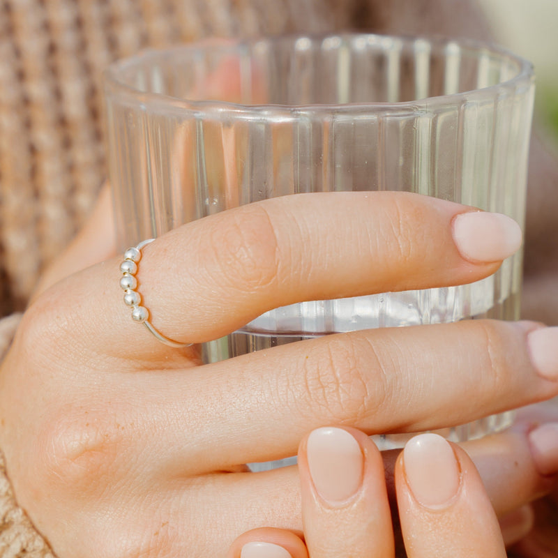 Fidget Perlenring - Verstellbar
