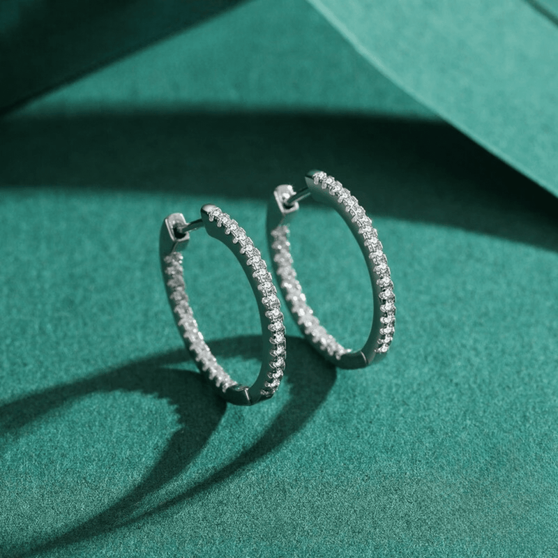 Creolen „Gleam“ aus Silber