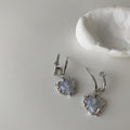 [Musterverkauf] Silberne Herzkollektion (Ohrringe/Ring)