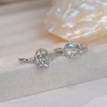 Silbernes Lava-Ring-Set