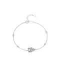 Funkelndes Herz-Halo-Armband