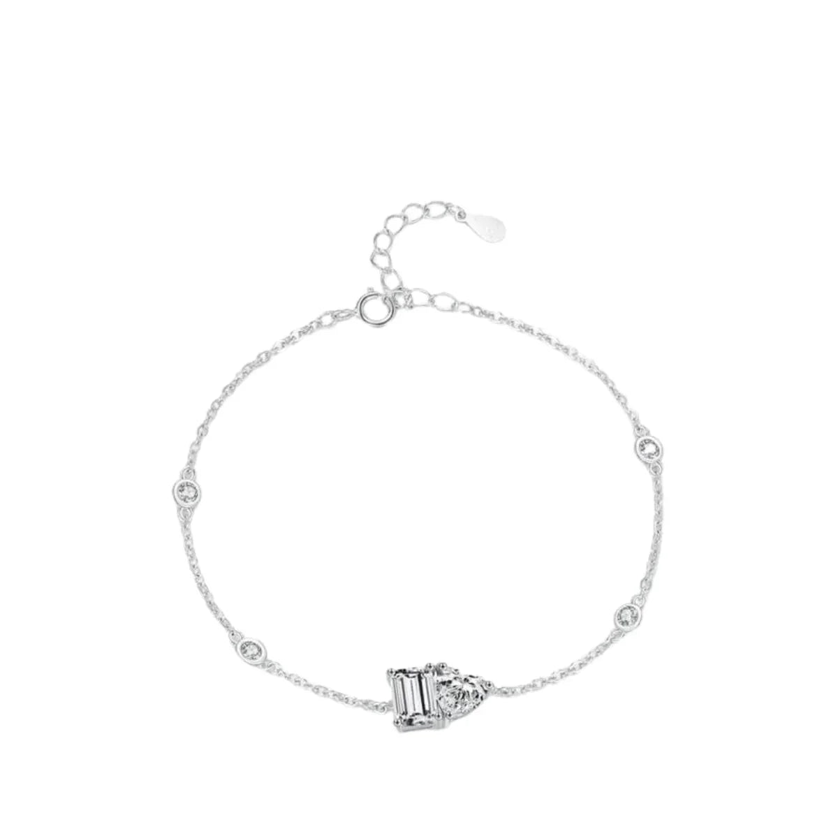 Funkelndes Herz-Halo-Armband