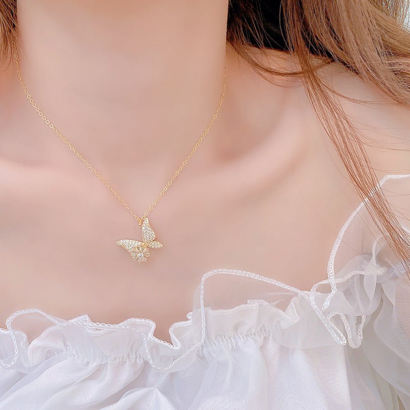 Spinning Butterfly-Kollektion (Ring/Ohrringe/Halskette)