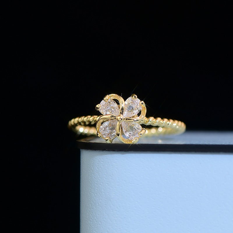 Drehender Blumenring