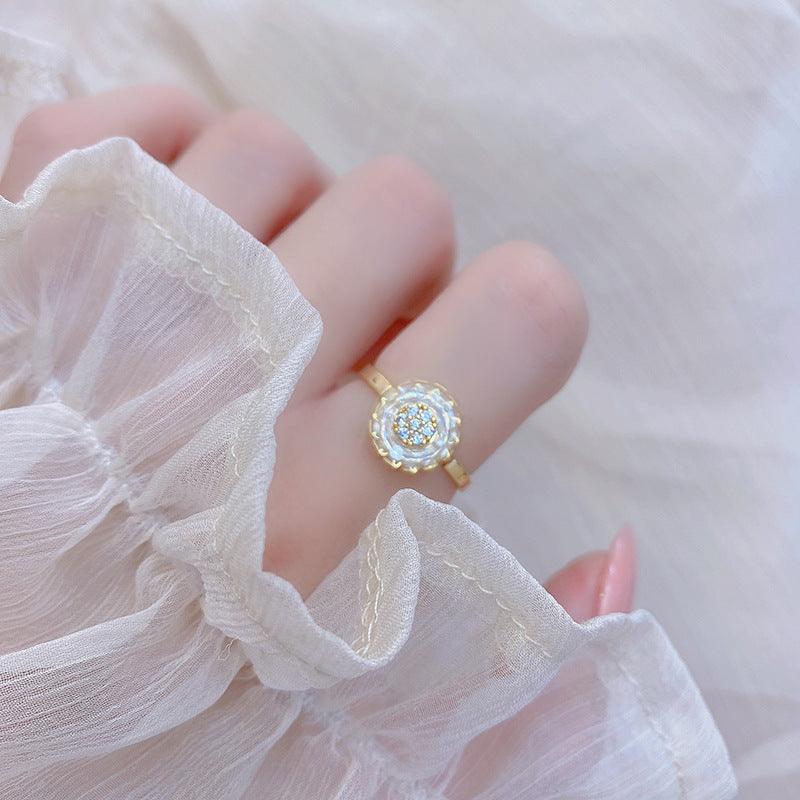 Spinning Sunflower Collection (Ring/Ohrringe/Halskette)