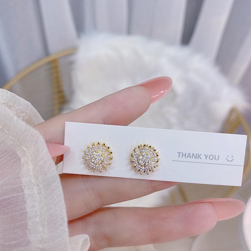 Spinning Sunflower Collection (Ring/Ohrringe/Halskette)