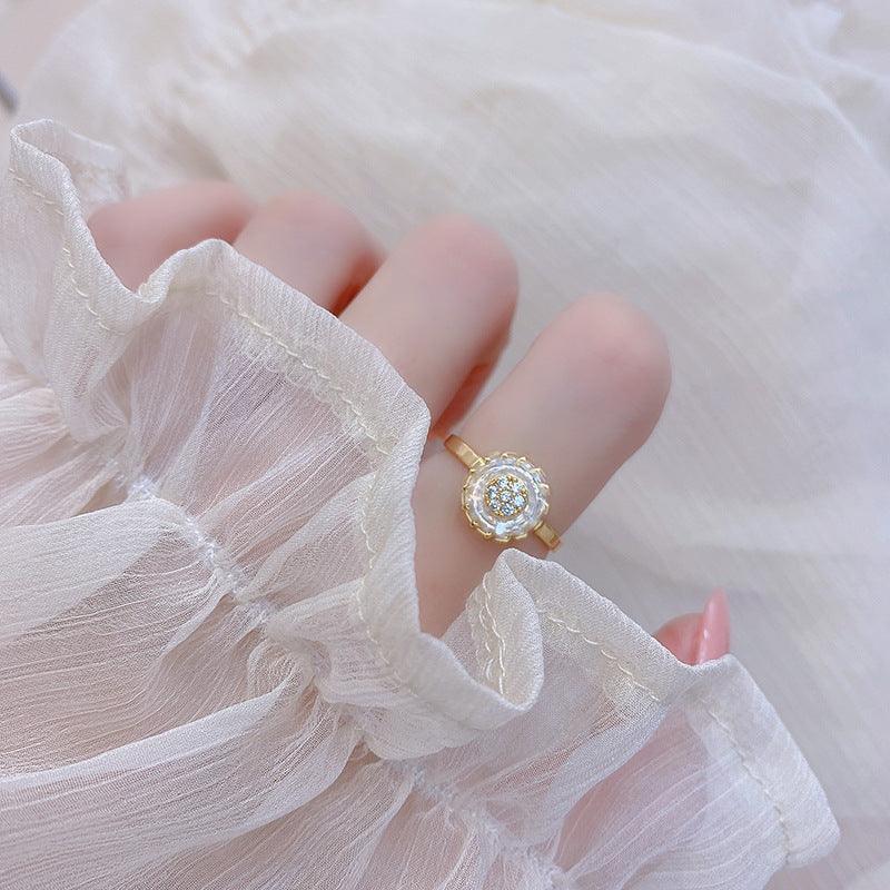 Spinning Sunflower Collection (Ring/Ohrringe/Halskette)