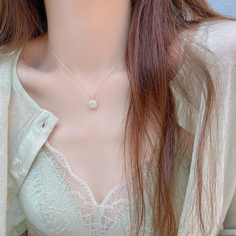 Spinning Sunflower Collection (Ring/Ohrringe/Halskette)