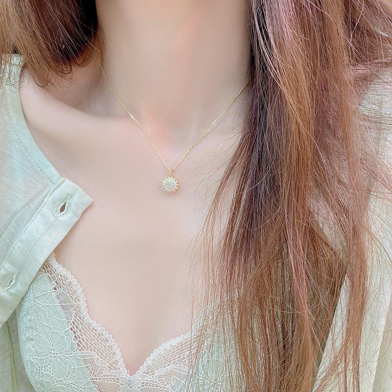 Spinning Sunflower Collection (Ring/Ohrringe/Halskette)