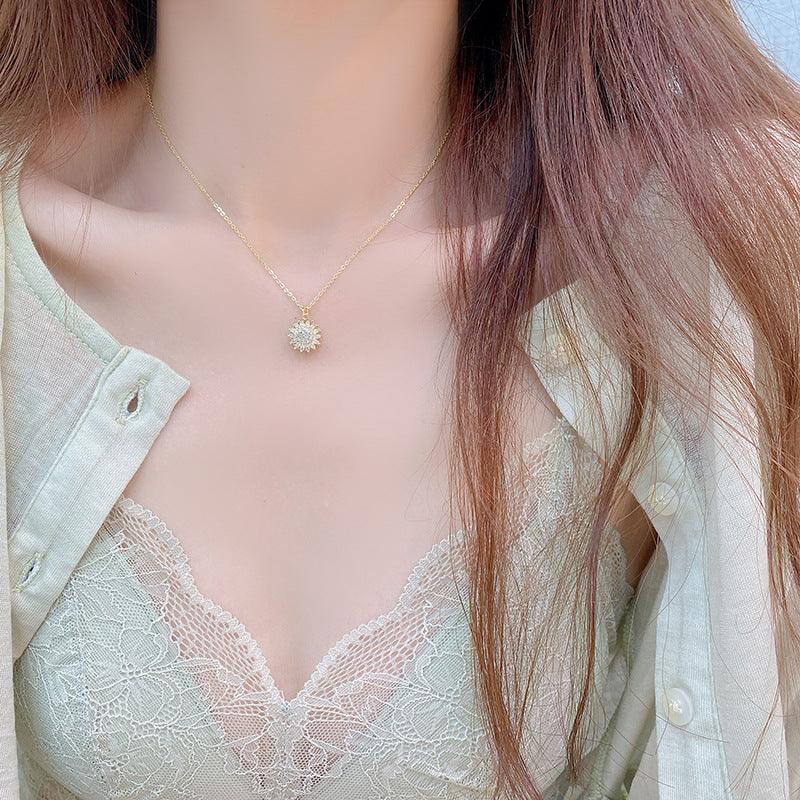 Spinning Sunflower Collection (Ring/Ohrringe/Halskette)