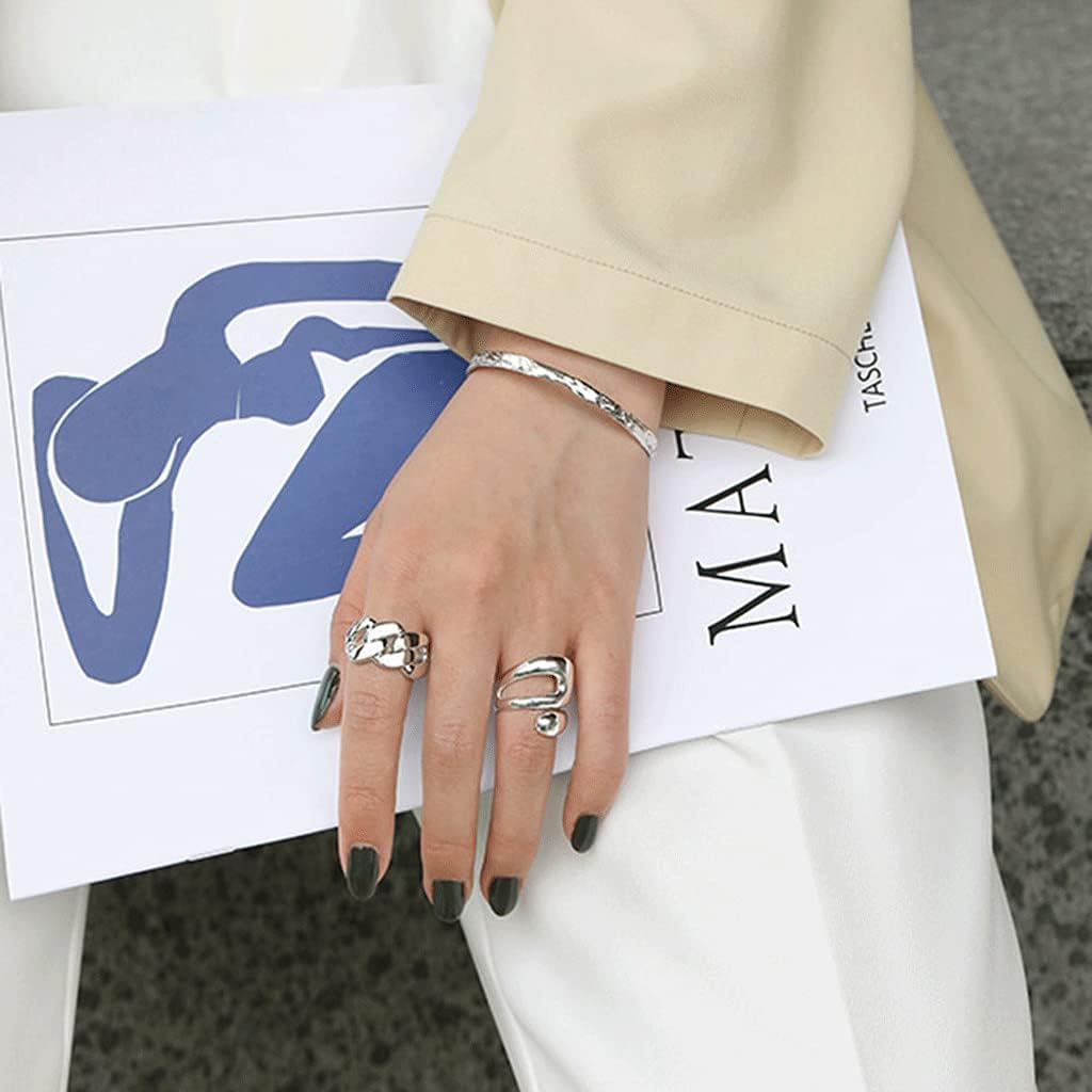 Chavri - Hohlem Schlangenschliff Ringe